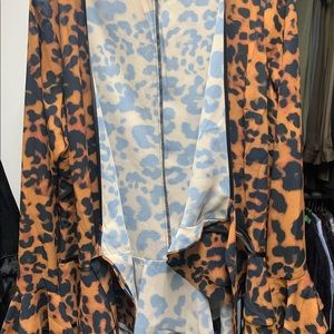 Bebe leopard print shirt!! Never worn!